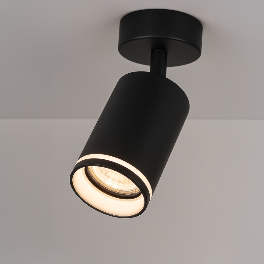 Spot PIPE 1xGU10/10W/230V, negru