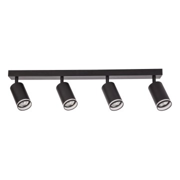 Spot PIPE 4xGU10/10W/230V negru