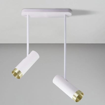 Spot PORTO 2xGU10/10W/230V alb