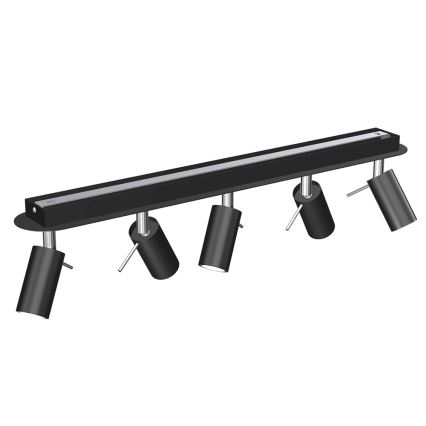 Spot PRESTON 5xGU10/40W/230V negru