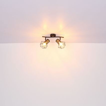 Spot 2xE27/40W/230V Globo