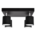 Spot PUNTA 4xGX53/10W/230V negru
