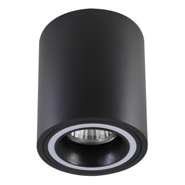 Spot Rabalux 1xGU10/25W/230V negru rotund
