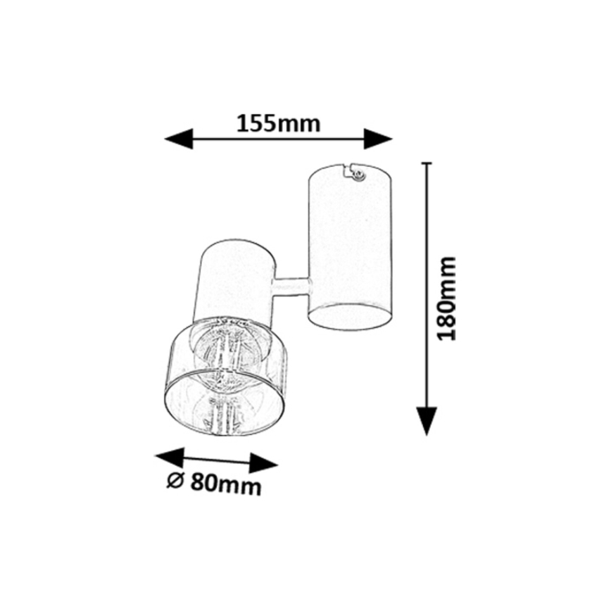 Spot Rabalux 1xE14/15W/230V