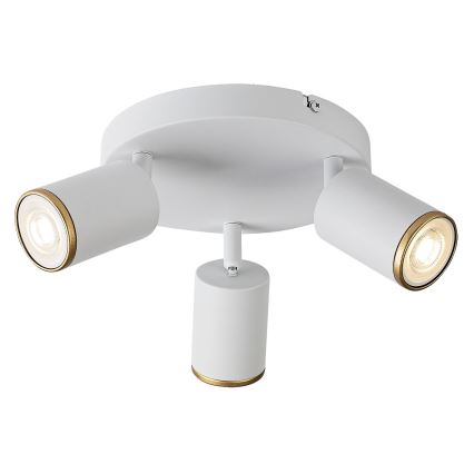 Rabalux - Spot 3x GU10/15W/230V, alb