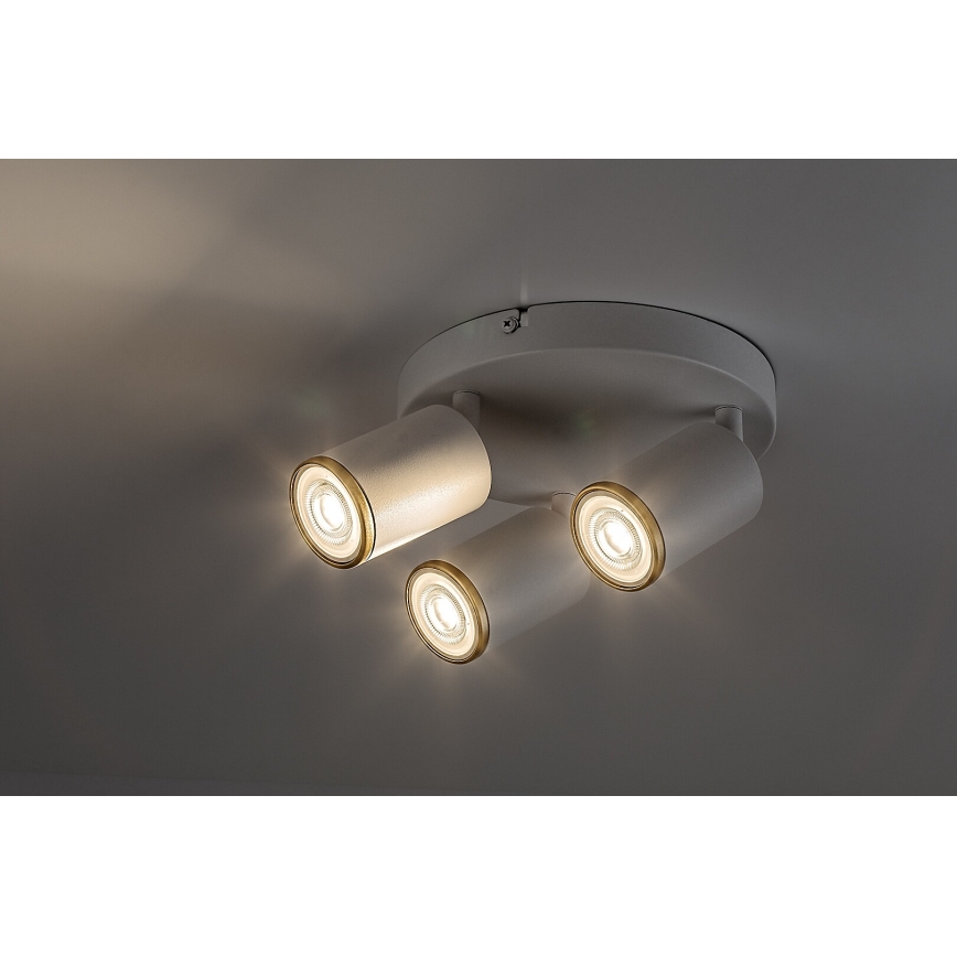 Rabalux - Spot 3x GU10/15W/230V, alb