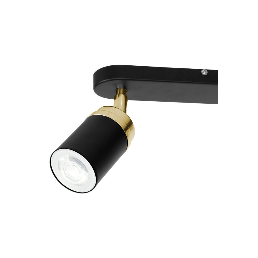 Spot RENO 2xGU10/60W/230V negru/auriu