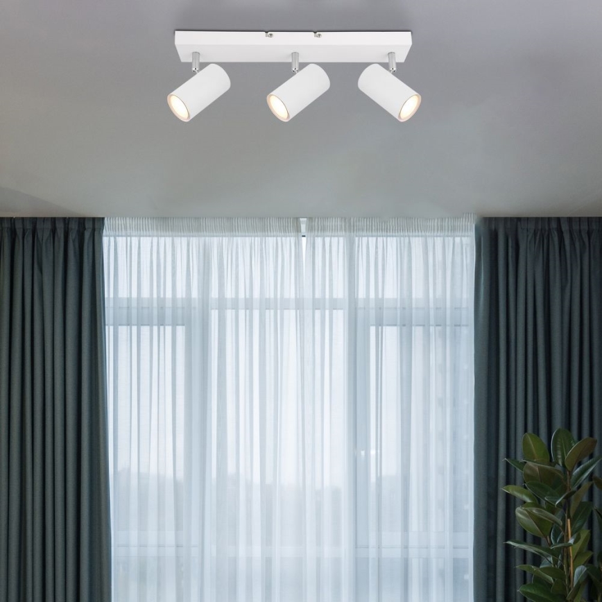 Spot 3xGU10/35W/230V alb Globo