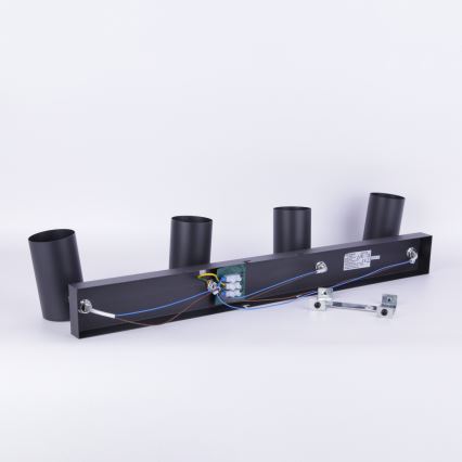 Spot 4xGU10/35W/230V negru Globo