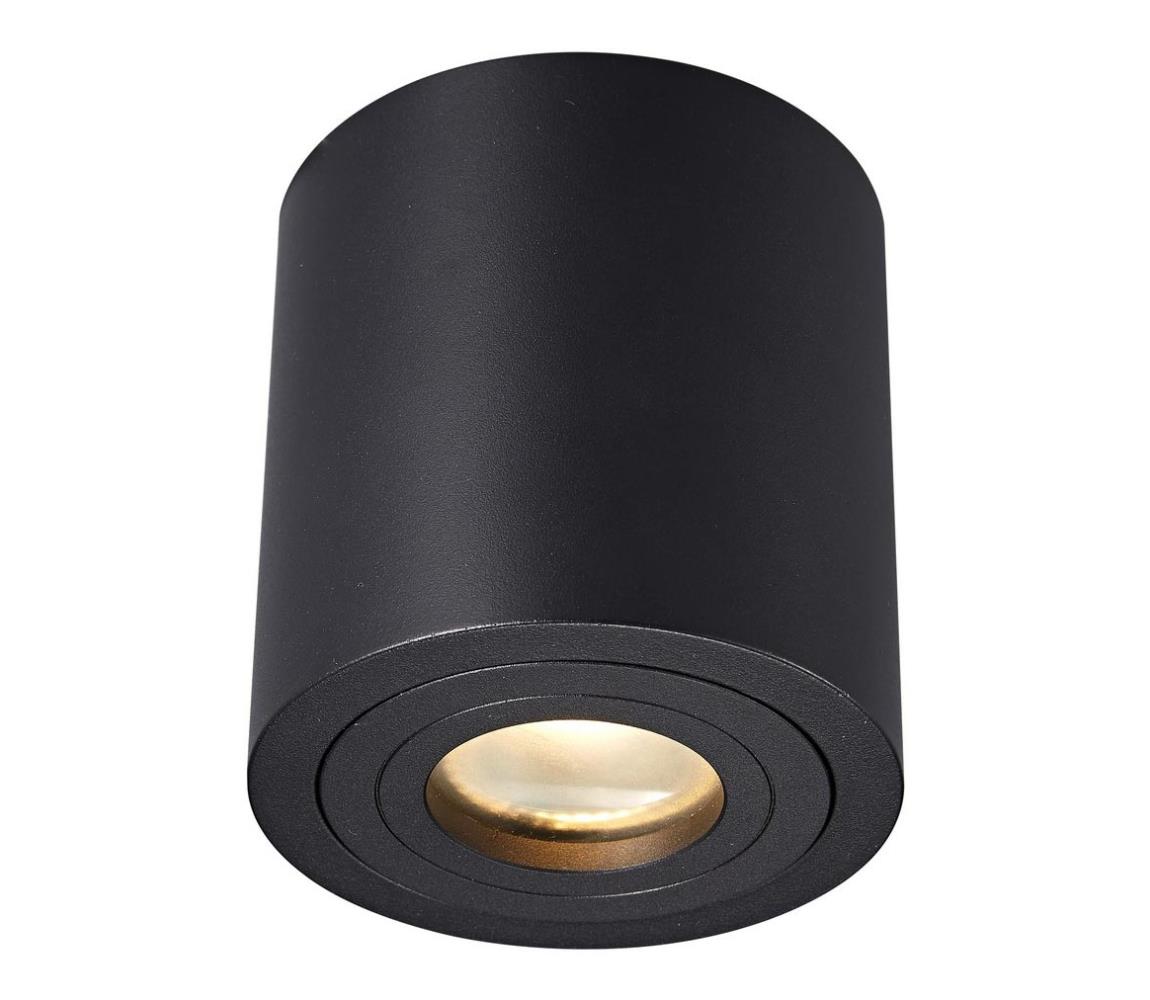 Spot RONDIP SL 1xGU10/50W/230V IP44 negru Zuma Line ACGU10-159