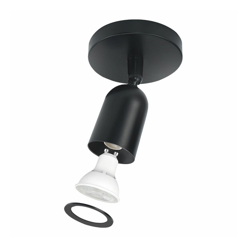 Spot SOLIS 1xGU10/6W/230V negru