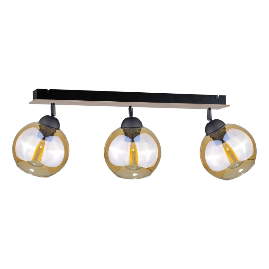 Spot THEA WOOD 3xE27/60W/230V