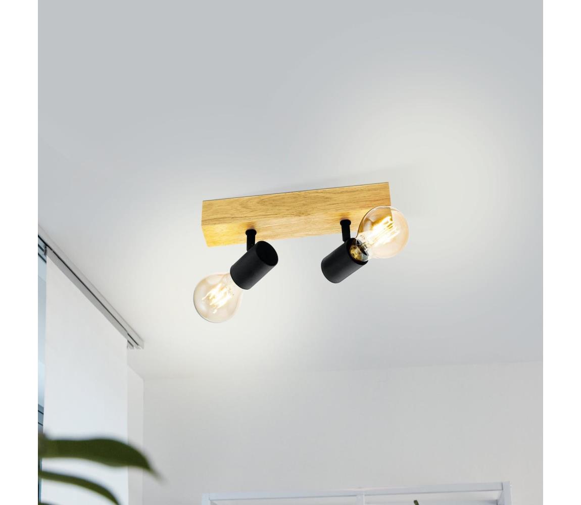 Eglo 98112 - Lampă spot TOWNSHEND 2xE27/60W/230V