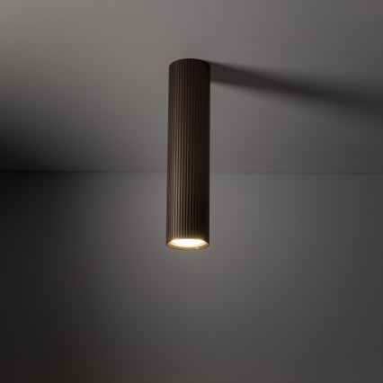 Spot TUNE L 1xGU10/10W/230V 24 cm maro