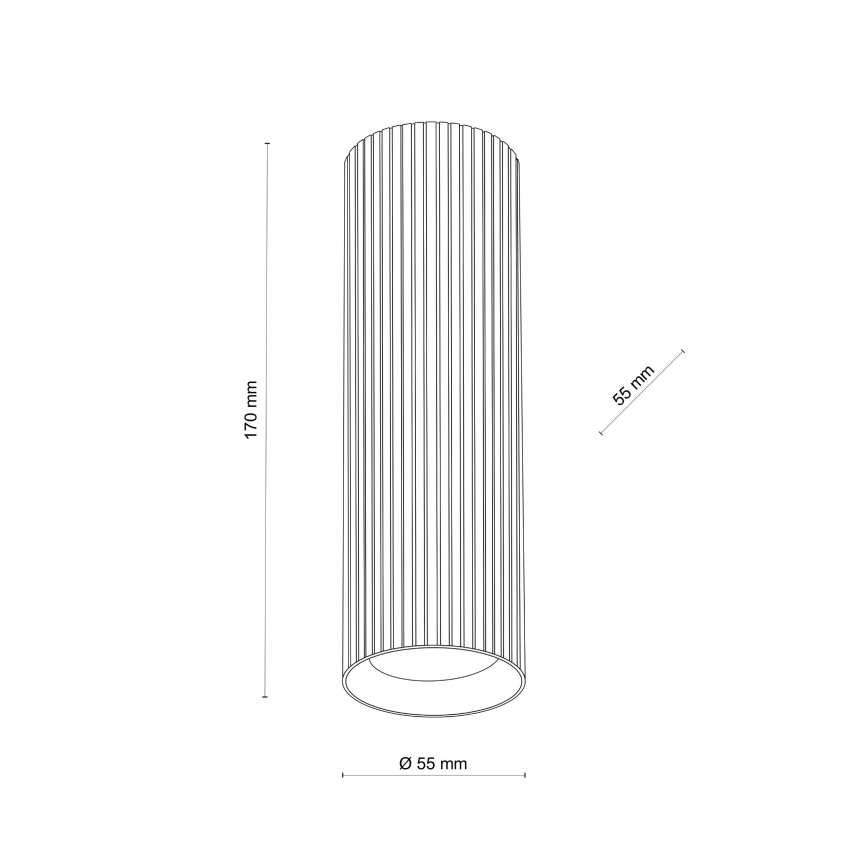 Spot TUNE M, 1x GU10/10W/230V, 17 cm, alb