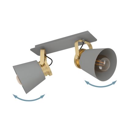 Spot 2xE27/40W/230V Eglo