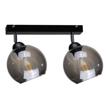 Spot UNO 2xE27/60W/230V negru