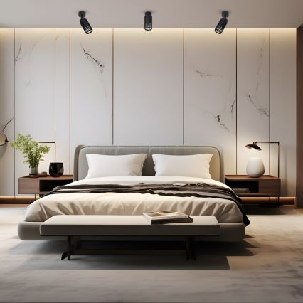 Spot VERTICAL 1xGU10/8W/230V negru