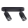 Spot VERTICAL 2xGU10/8W/230V negru