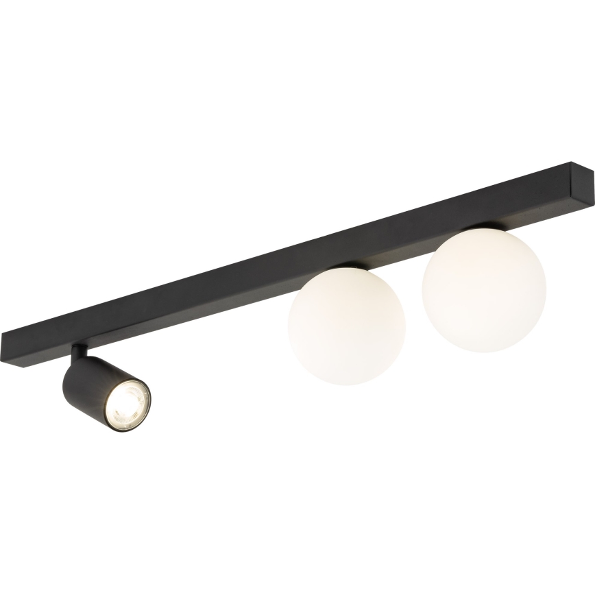 Spot VOX 2xG9/8W/230V + 1xGU10/10W negru