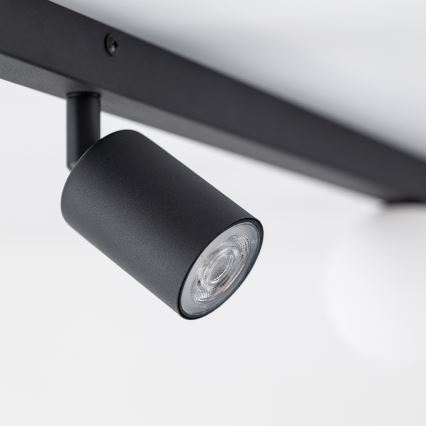 Spot VOX 2xG9/8W/230V + 1xGU10/10W negru