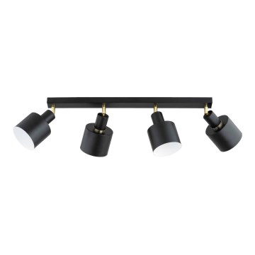 Spot ZORENA 4xE27/15W/230V negru