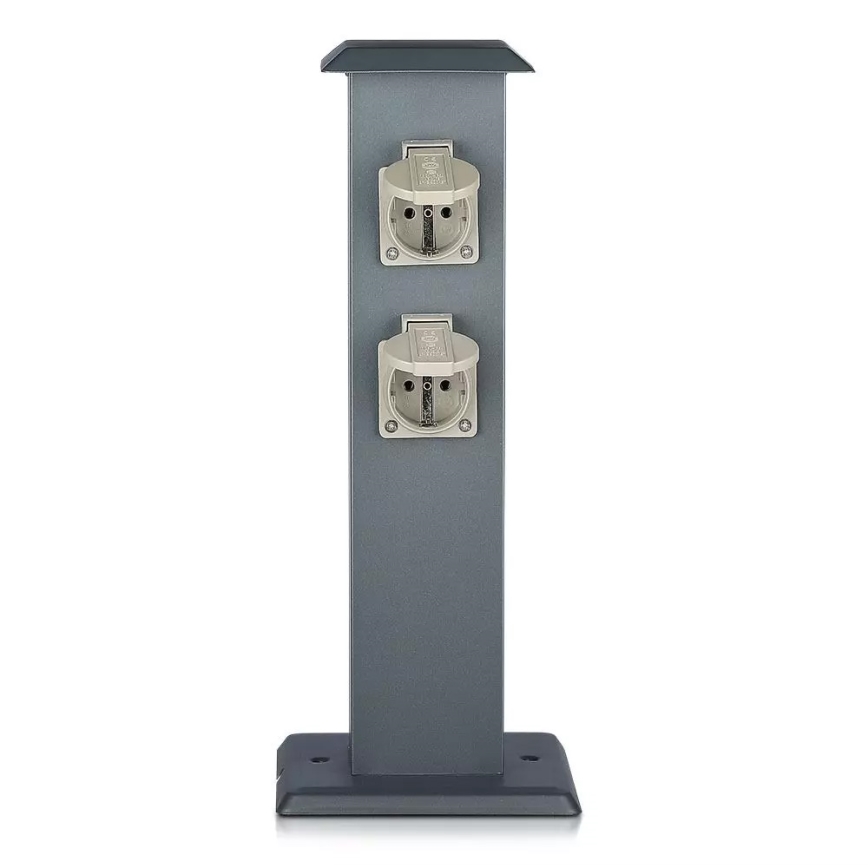 Stâlp de exterior cu prize 4Z 230V IP44