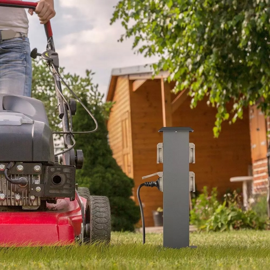 Stâlp de exterior cu prize 4Z 230V IP44