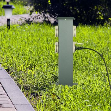 Stâlp de exterior cu prize 4Z 230V IP44