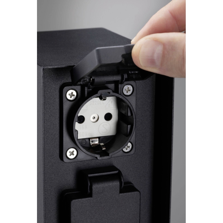 Stâlp de exterior cu prize RIO 2Z SCHUKO 230V IP44 Paulmann 94657