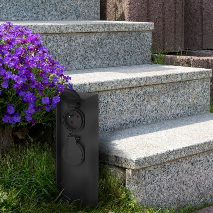 Stâlp de exterior cu prize 2Z 230V IP44