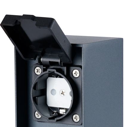 Stâlp de prize de exterior BRILAGI PILLAR 2Z 230V IP44 antracit