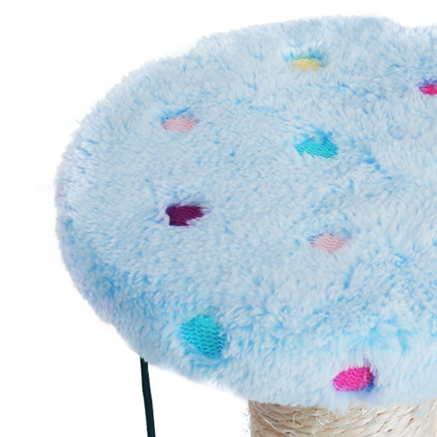 Stâlp de zgâriat pentru pisici Nobleza 28x20x22 cm albastru