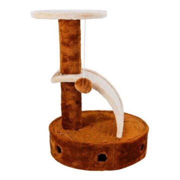Stâlp de zgâriat pentru pisici Nobleza 50,5x35x31cm maro