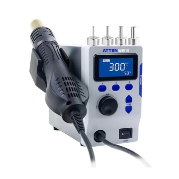 Stație cu aer cald cu afișaj LCD, 800 W / 230 V