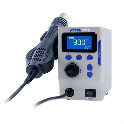 Stație cu aer cald cu afișaj LCD, 800 W / 230 V