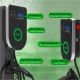 Stație de încărcare cu afișaj LCD pentru mașini electrice 11kW/400V/16A IP54 PATONA