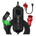 Stație de încărcare de voiaj EV pentru mașini electrice c.a. Immax Type 2 32A/380V 22kW + fișă 230V 5m Wi-Fi Tuya