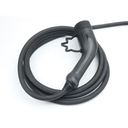 Stație de încărcare EV de voiaj pentru mașini electrice FAST c.a. Type 2 16A/380V 11kW + fișă 230V, 3,7kW 5m + carcasă