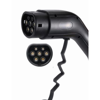 Stație de încărcare portabilă pentru vehicule electrice EV/PHEV, AC, conector Type 2, 32 A/400 V, 22 kW, IP55, cablu 5 m + adaptor 230 V 3,7 kW + husă