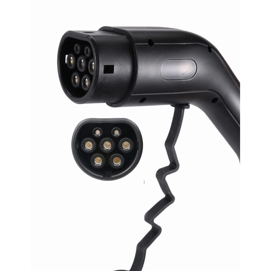 Stație de încărcare portabilă pentru vehicule electrice EV/PHEV, AC, conector Type 2, 32 A/400 V, 22 kW, IP55, cablu 5 m + adaptor 230 V 3,7 kW + husă