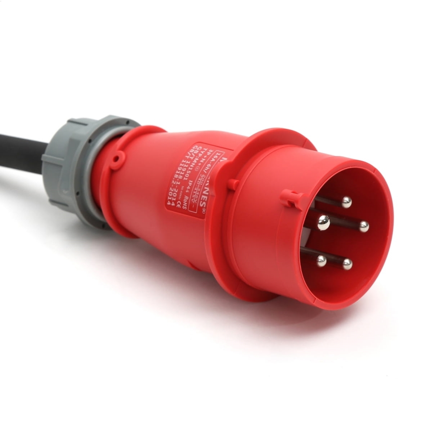 Stație de încărcare portabilă pentru vehicule electrice EV/PHEV, AC, conector Type 2, 32 A/400 V, 22 kW, IP55, cablu 5 m + adaptor 230 V 3,7 kW + husă