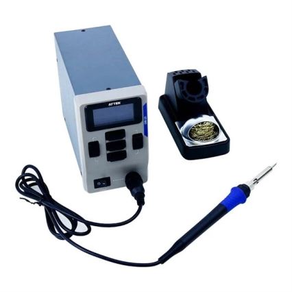 Stație de lipit cu afișaj LCD, 65 W, 230 V
