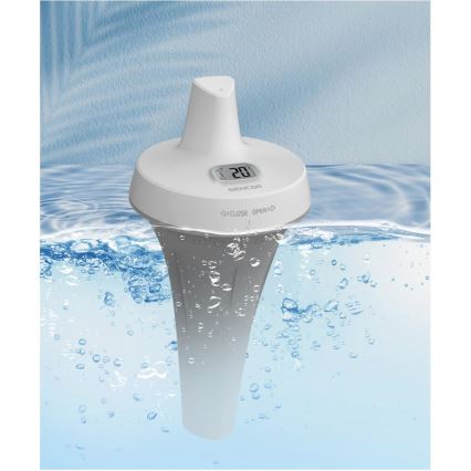 Stație de măsurare cu senzor plutitor fără fir pentru piscină Sencor 2xAA + 2xAA IPX7