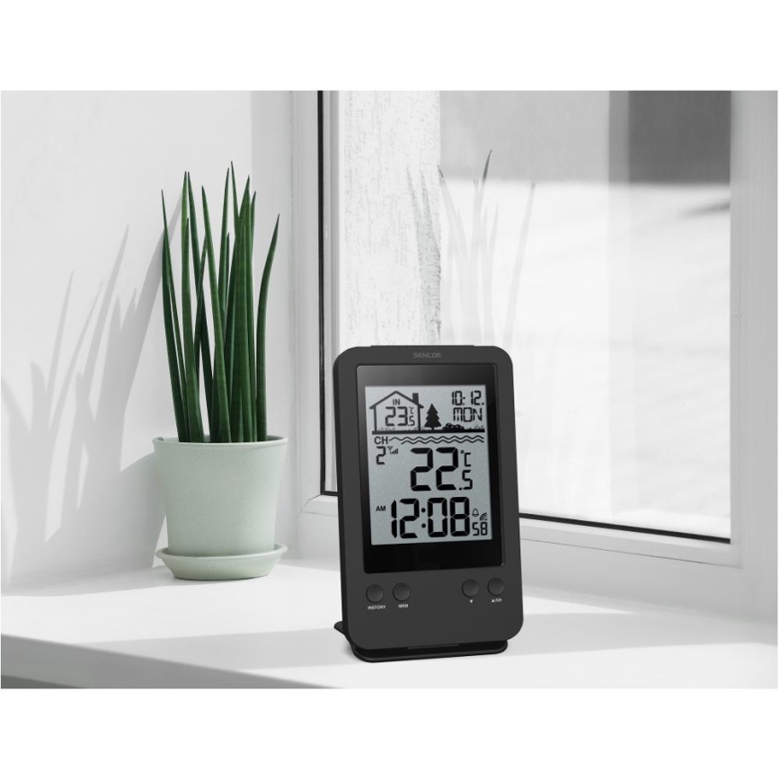 Stație de măsurare cu senzor plutitor fără fir pentru piscină Sencor 2xAA + 2xAA IPX7