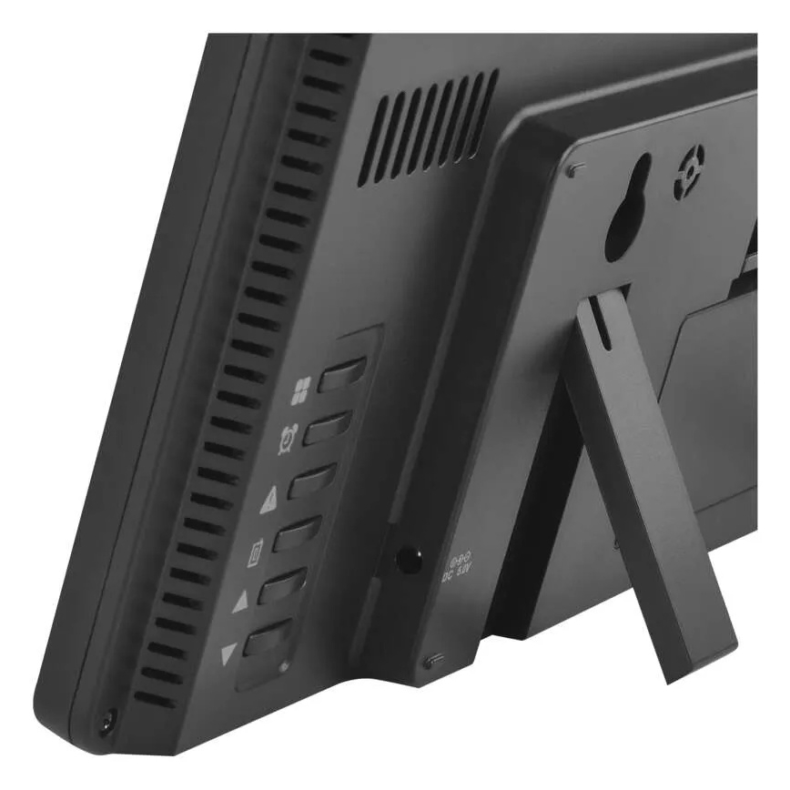 Stație meteo cu afișaj LCD color și alarmă, 5V, 3xAAA + 2xAA, negru