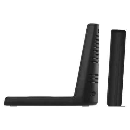 Stație meteo cu încărcare fără fir 5V, 2xAA + 2xAAA, negru