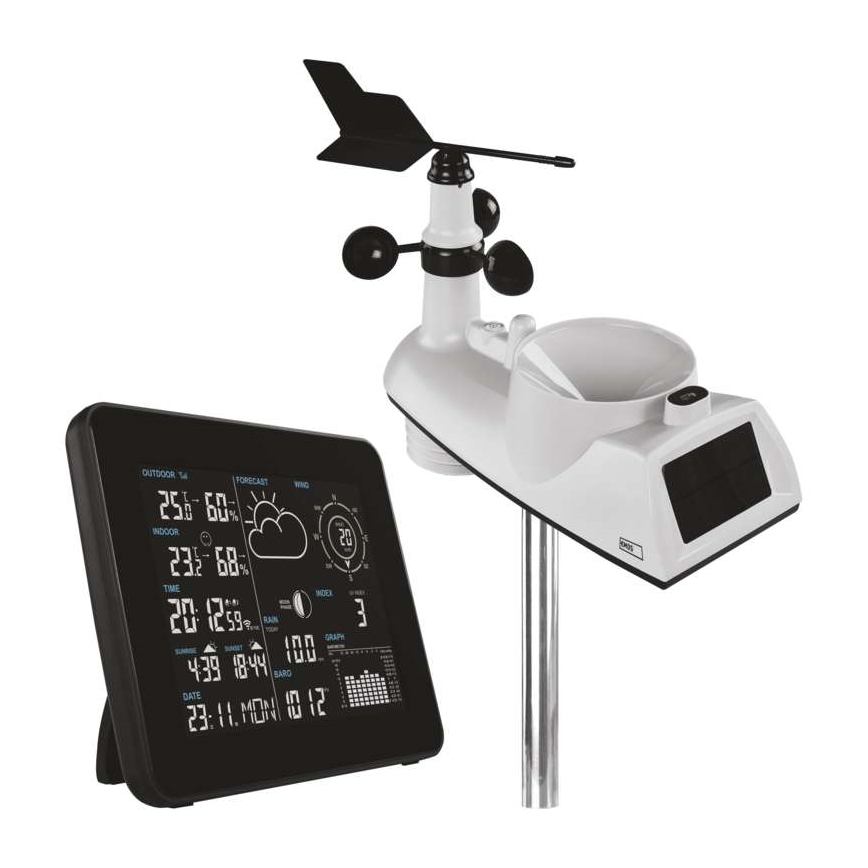 Stație meteo fără fir 5V/3xAAA Wi-Fi Tuya