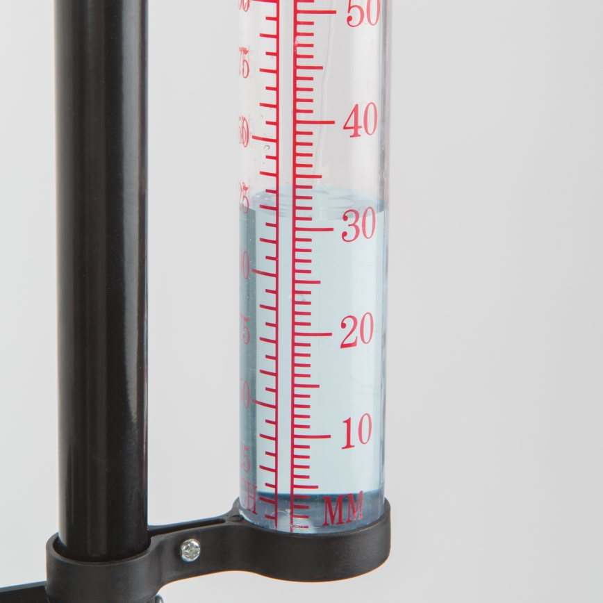 Stație meteorologică de grădină 3 în 1, 145 cm, neagră