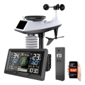 Stații meteo profesionale cu ecran LCD color 5V/2xAA + 3xAA + 2xAA Wi-Fi Tuya